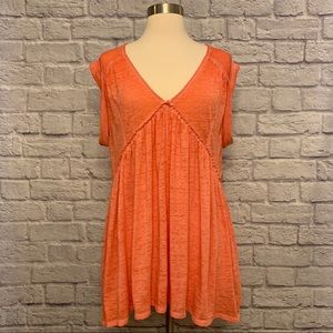 ❗️3/$20❗️Signature Studio Babydoll Burnout Top EUC